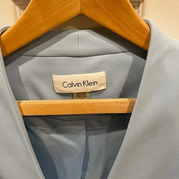 Ladies blazer by Calvin Klein. Baby blue - Picture 4 of 4